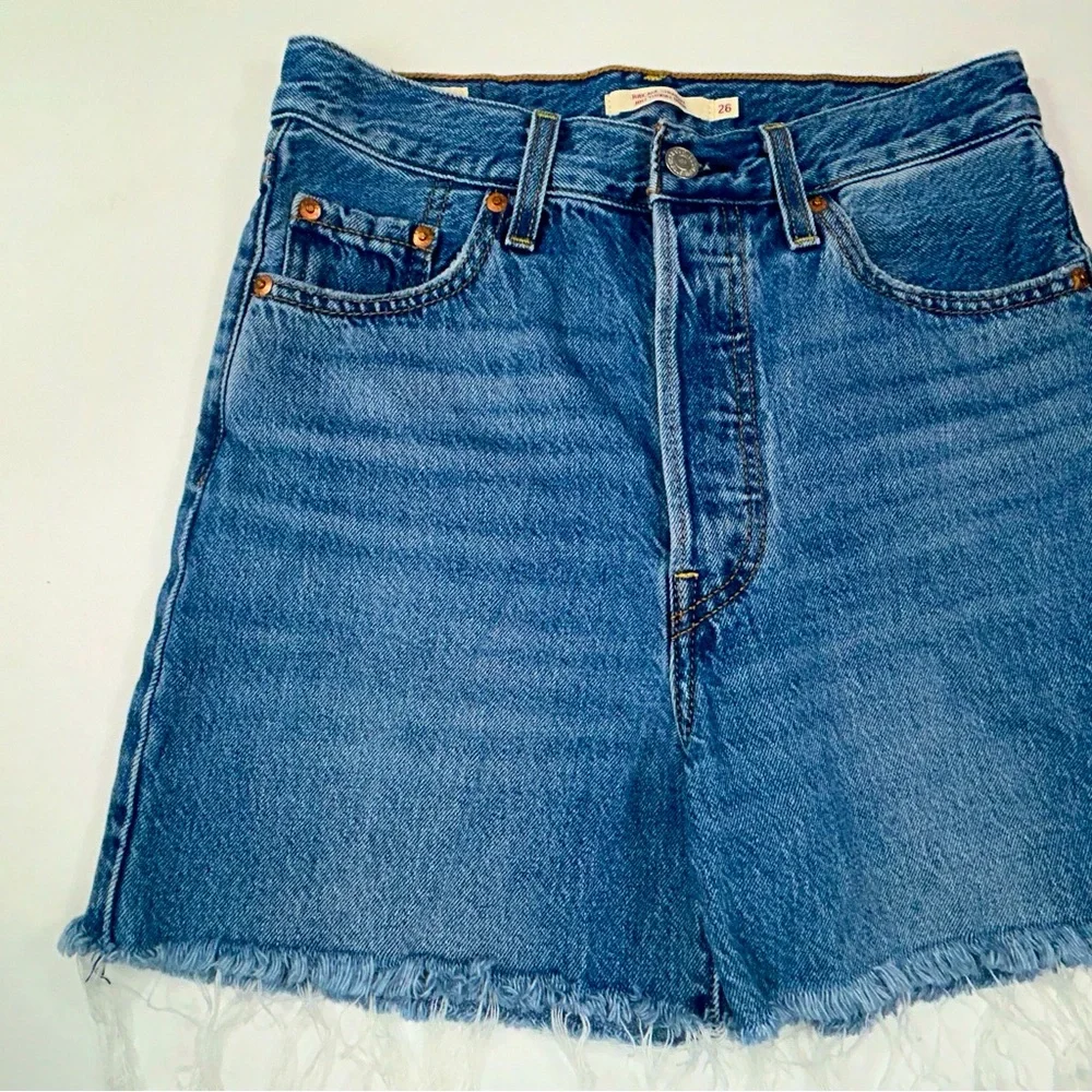 BUNDLE Levi's Ribcage Straight/Mossimo High Rise Denim Shorts Size 2 Women's